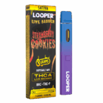 LOOPER LIVE BADDER THC-A 3G DISPOSABLE - STRAWBERRY COOKIES SATIVA