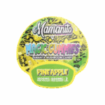 Mamanita Pineapple Magic Gummies Mushroom Candy 2pcs 800mg 1600mg Per Pkg