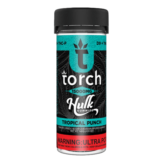 26 Torch Hulk Gummies 15000mg Tropical Punch - Image 1