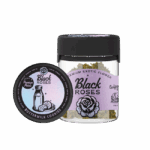 Black Roses Premium Exotic THC-A Flower 3.5g Jar Buttermilk Cookies Hybrid