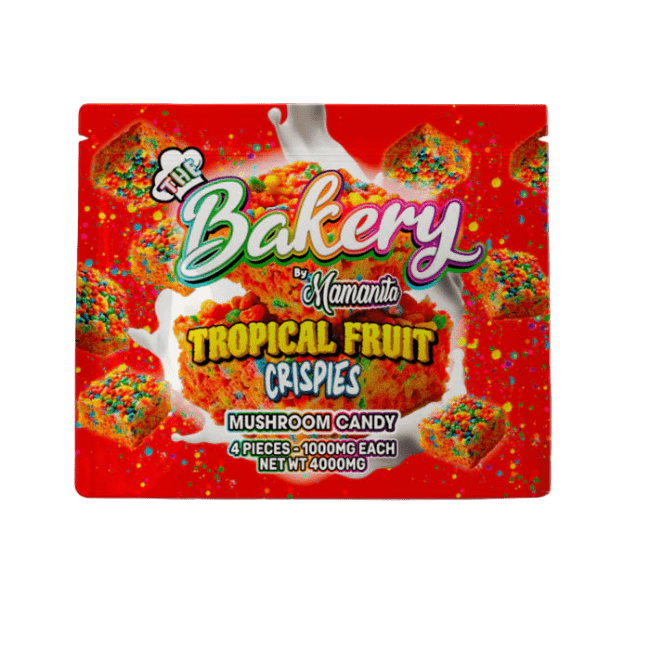 2f_037a7194-ffb4-4885-b0c5-34d4e934a263 The Bakery Tropical Fruit Mushroom Candy 4000mg 4 Pieces - Image 1