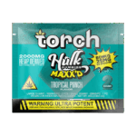 Torch Hulk Gummies Maxx’d 2000mg + 25mg D9 Booster 3ct Tropical Punch