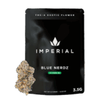 Imperial THC-A Exotic Flower Zaza 3.5g Blue Nerdz Hybrid