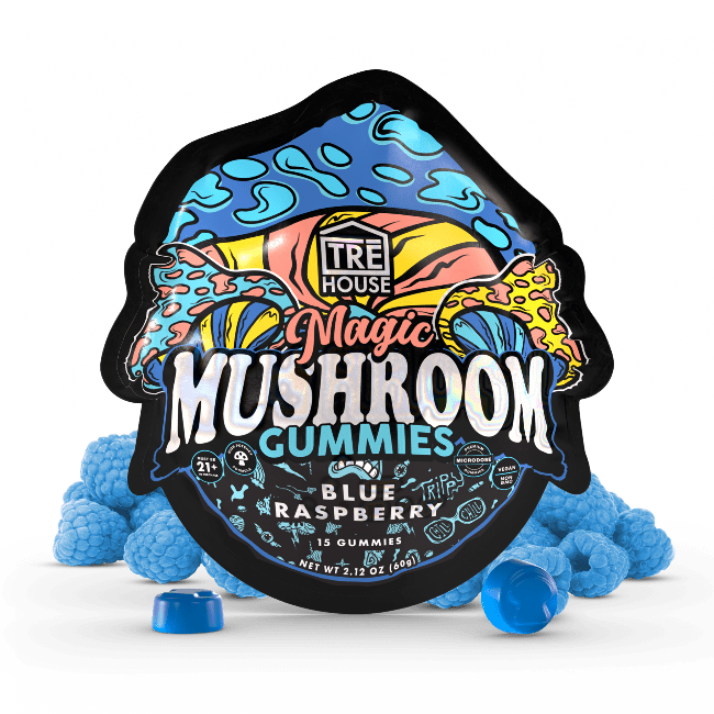 44_7979a410-58e9-49c6-b03c-355b198a761f TRE House Mushroom Gummies Blue Raspberry 15 Gummies - Image 1