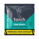 Torch Nitro Blend XXL 700mg Gummies Rainbow Snow Cone