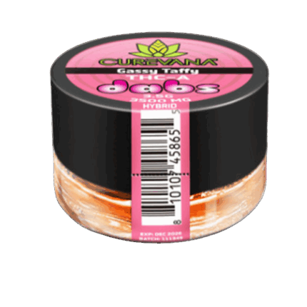 CUREVANA THC-A DABS 3.5G JAR - GASSY TAFFY