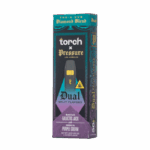 Torch x Pressure LA Diamond Blend 3g Disposable Dual Split Flavors Galactic Jack Sativa & Purple Cream Indica