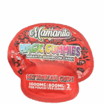Mamanita Watermelon Candy Magic Gummies Mushroom Candy 2pcs 800mg 1600mg Per Pkg