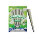 MUNCHIES THC-A DIAMOND PREROLLS 5PK – GASSY TAFFY SATIVA - Seven Tech