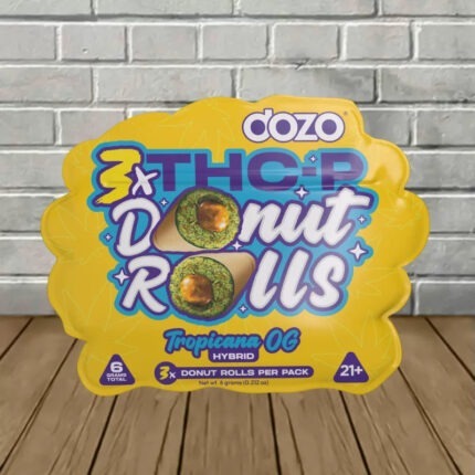 DOZO - THC P DONUT PRE-ROLLS - 3 COUNT - TROPICANA OG - HYBRID - Seven Tech