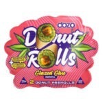 DOZO - THC A DONUT PRE-ROLLS - 2 COUNT - GLAZED GLUE - INDICA - Seven Tech