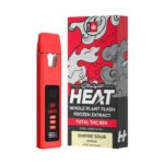 STRAIGHT HEAT WHOLE PLANT FLASH FROZEN EXTRACT 1G DISPOSABLE – EMPIRE SOUR SATIVA - Seven Tech