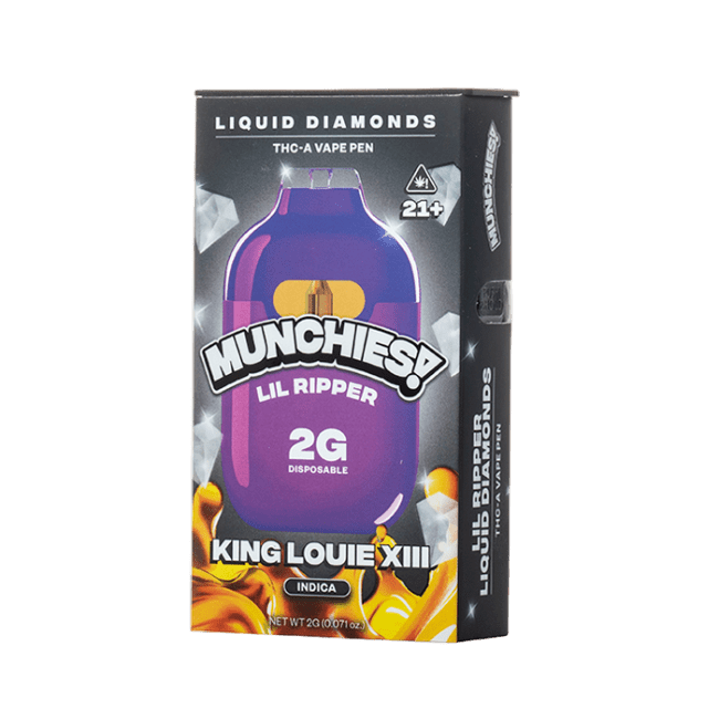 MUNCHIES LIL RIPPER 2G DISPOSABLE - KING LOUIE XIII INDICA - Image 1