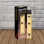 TORCH DIAMOND INFUSED PREMIUM THC-A CARTRIDGE 2.5G - KING LOUIE X111 INDICA